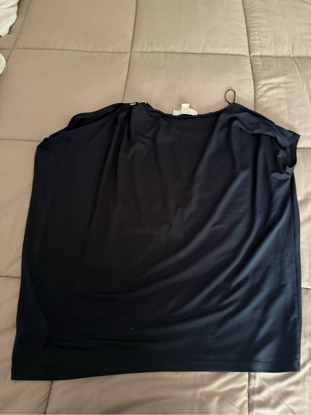 Michael Kors Dark Blue (dark navy) Twist-Front Evening Top